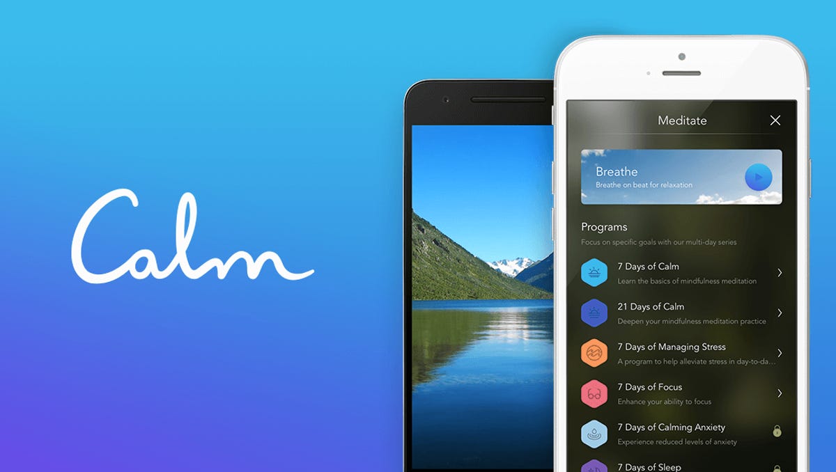 With the Calm App it Is Possible to Meditate and Relax after a Busy Day