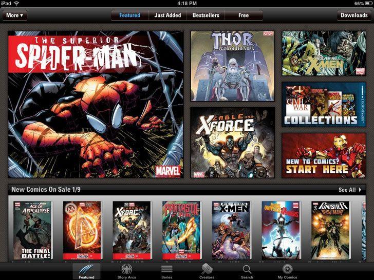 Marvel Comics: See How to Read the Stories of Marvel Heroes on Mobile
