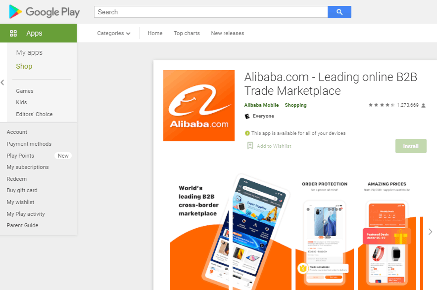 Alibaba - Buy Anything On This App