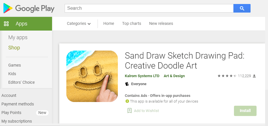 Sand Draw Sketch - Creative Doodle Art