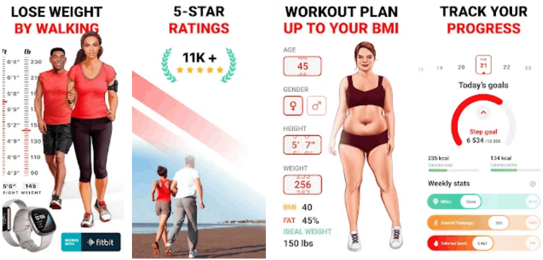WalkFit - The App with Easy to Follow Fitness Plans