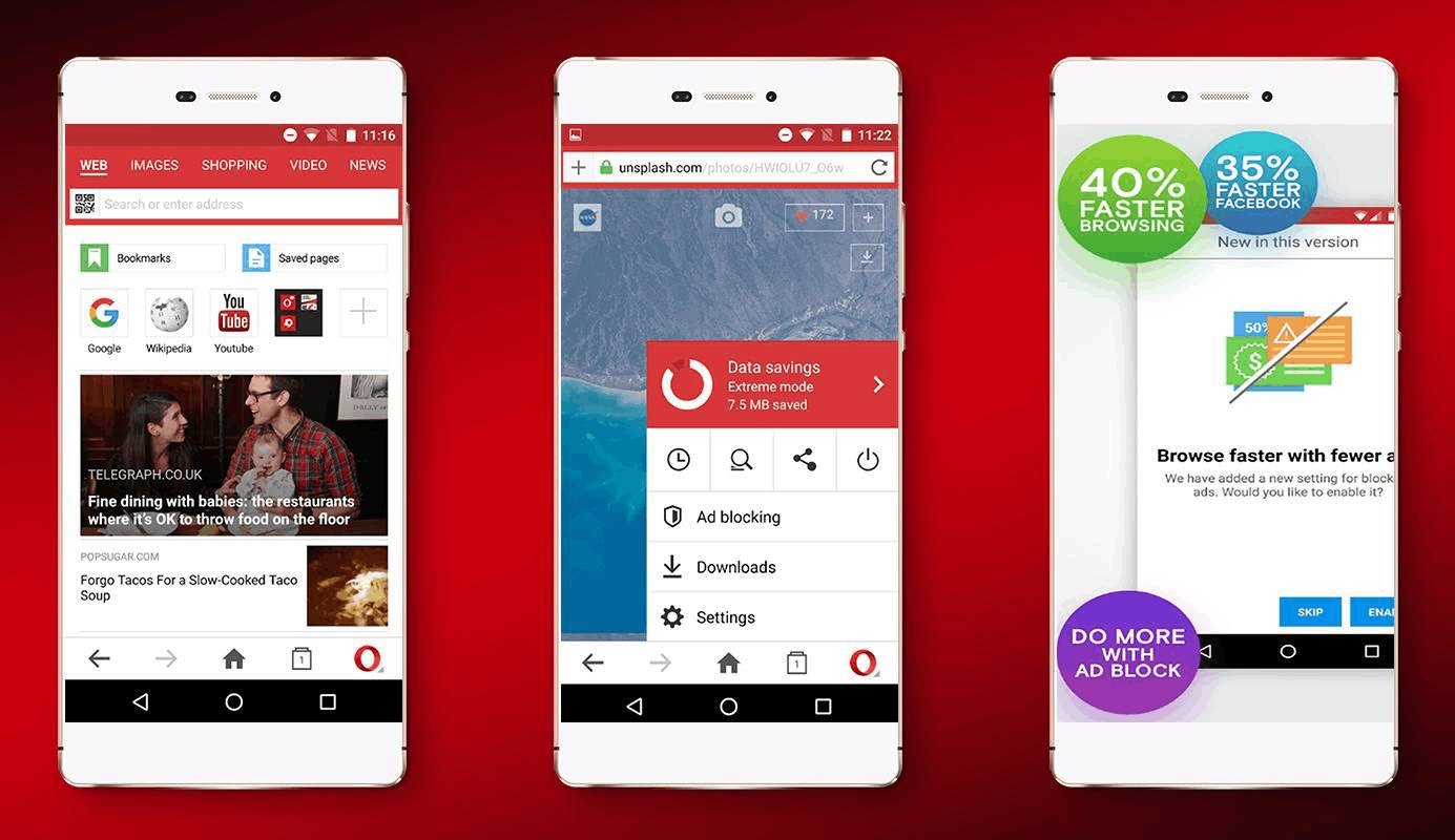 Opera Mini Is One of the Most Downloaded Apps to Browse the Internet Quickly and Privately