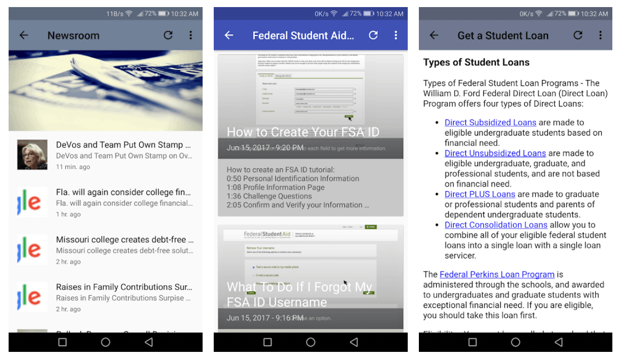 Financial Aid for Students - Find Out How to Get a Student Loan with This App